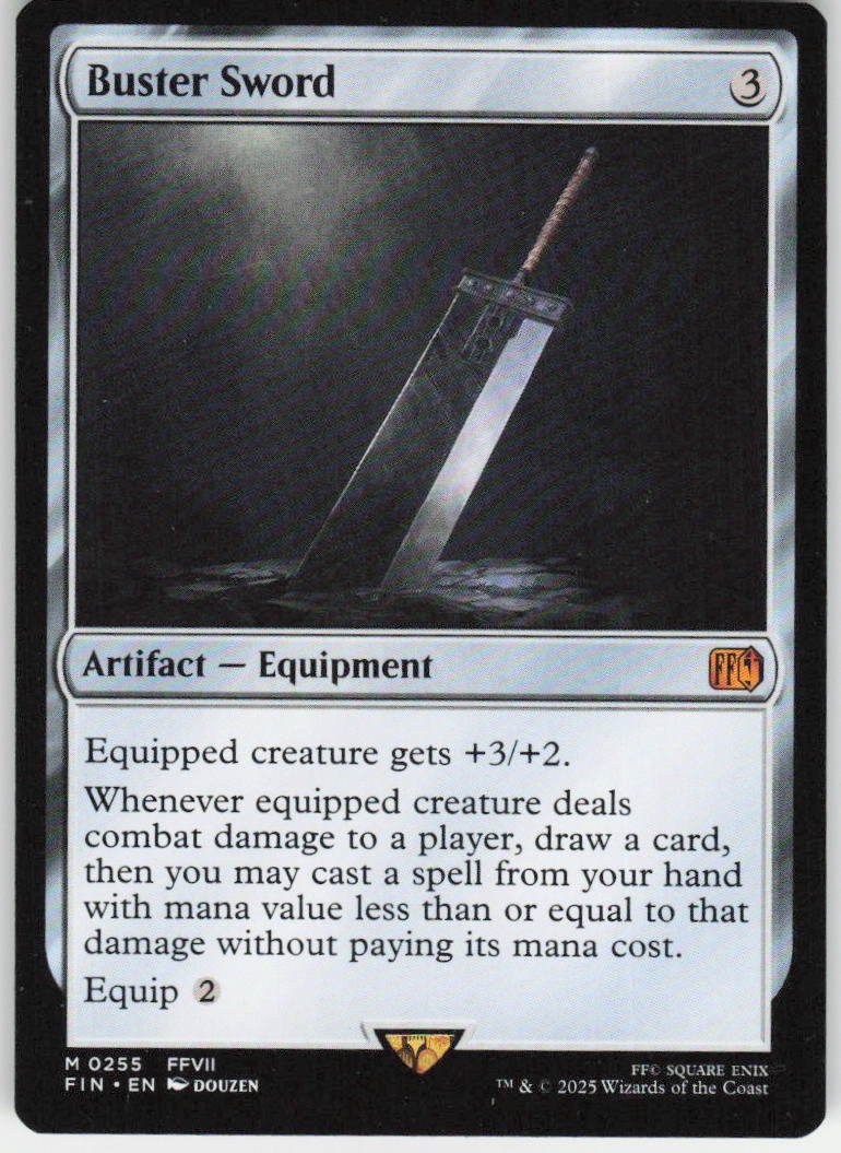 Buster Sword M FINAL FANTASY 255 NM