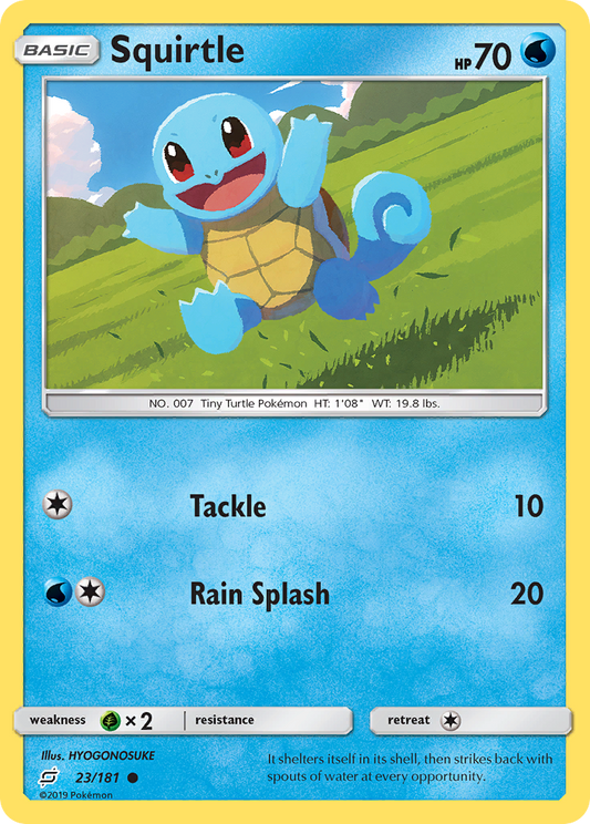 Squirtle 23/181 Common Team Up NM/M
