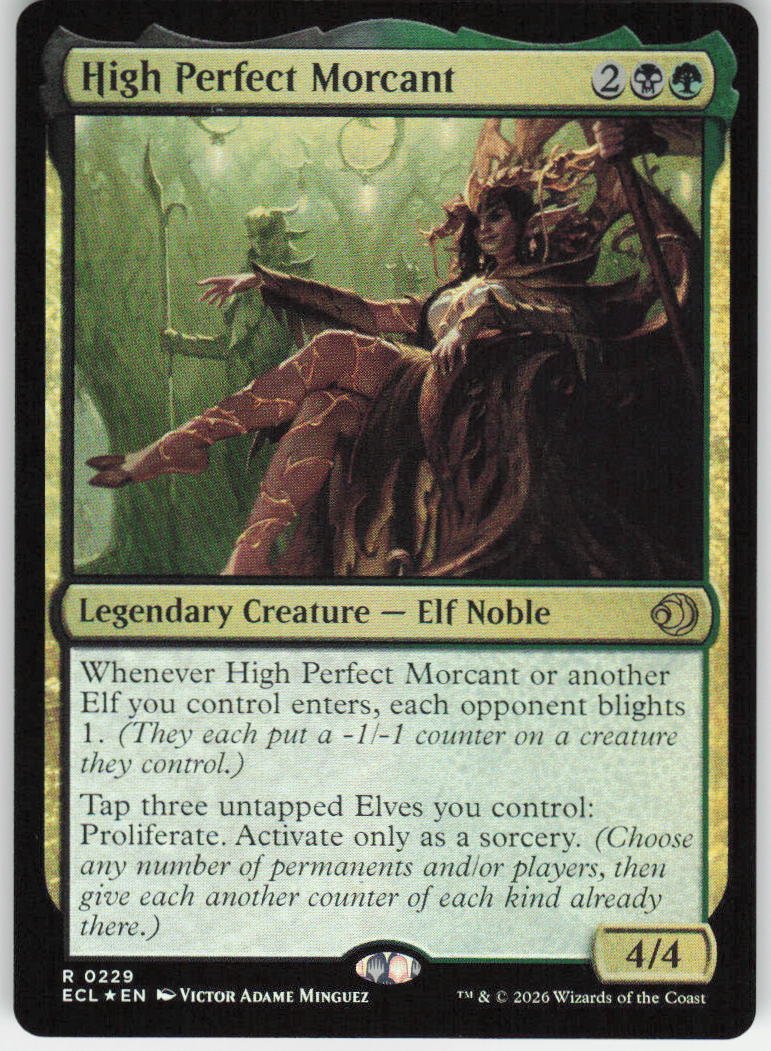 High Perfect Morcant (Foil) R Lorwyn Eclipsed 229 NM