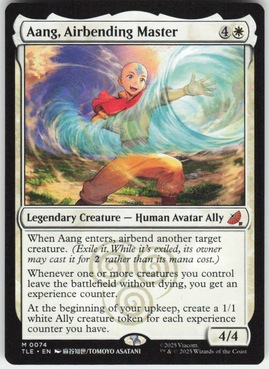 Aang, Airbending Master M Avatar: The Last Airbender: Eternal-Legal 74 NM