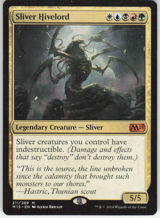 Sliver Hivelord M Magic 2015 (M15) 211 NM
