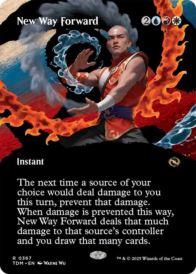 New Way Forward (Borderless) 367 Rare Tarkir: Dragonstorm NM/M