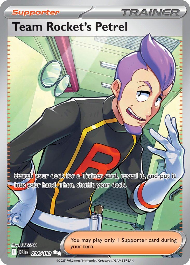 Team Rocket's Petrel 226/182 Ultra Rare Destined Rivals NM/M