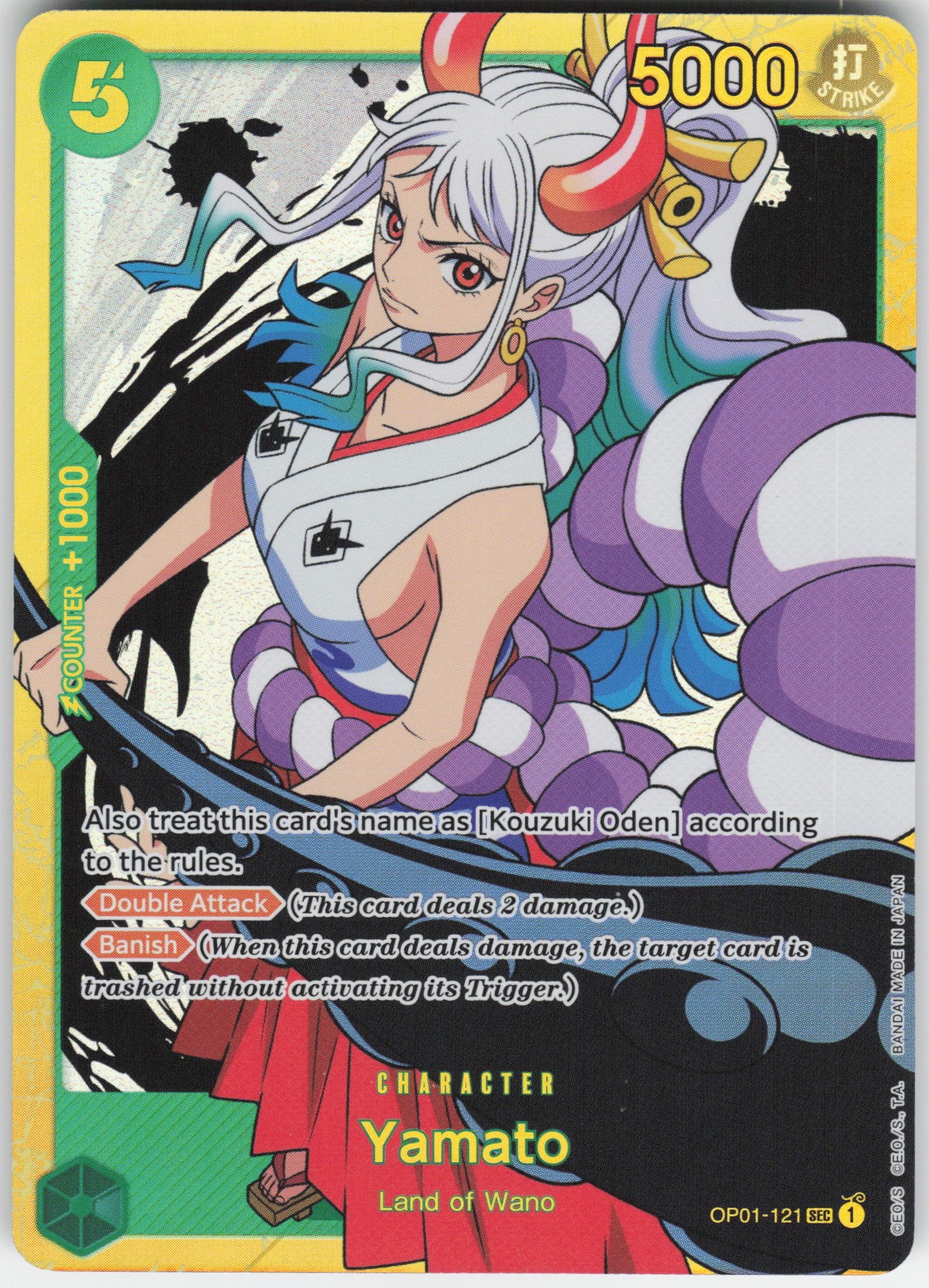 Yamato SEC Romance Dawn OP01-121 NM