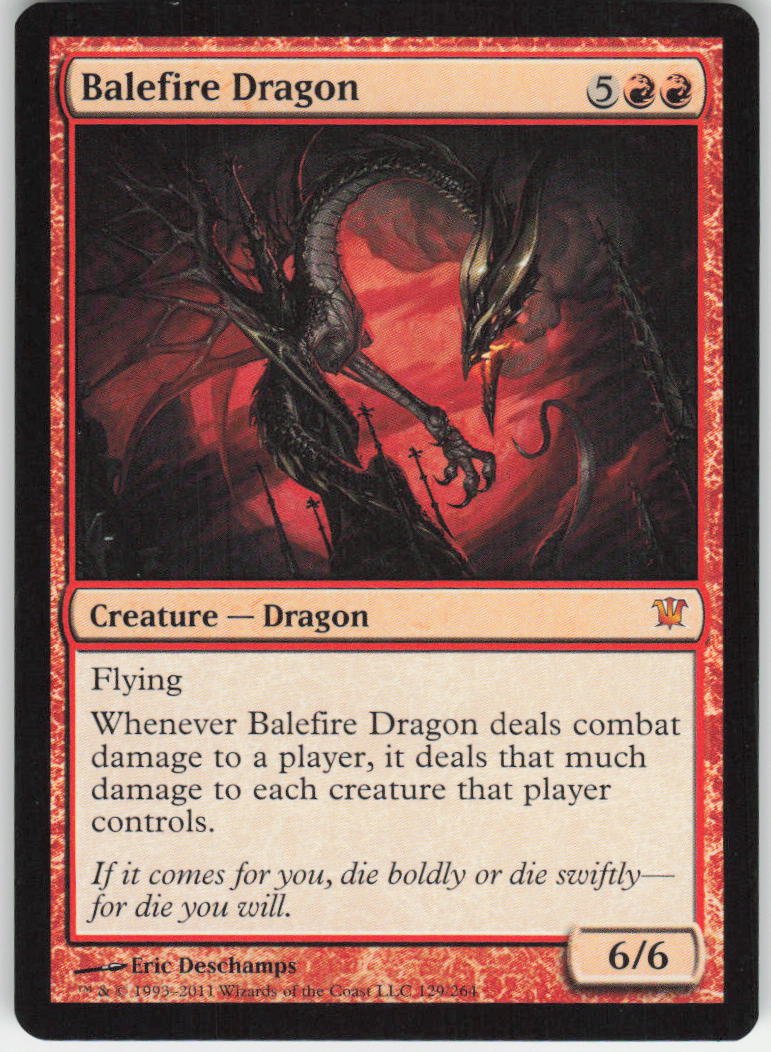 Balefire Dragon M Innistrad 129 NM