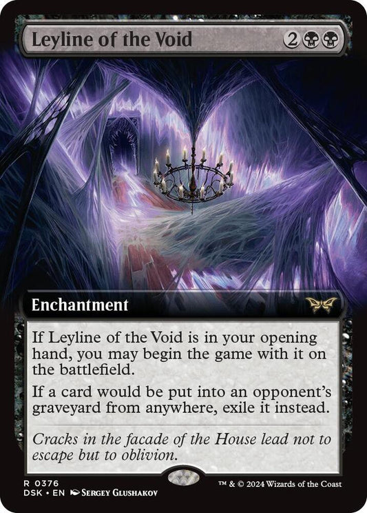 Leyline of the Void (Extended Art) 376 Rare Duskmourn: House of Horror Foil NM/M