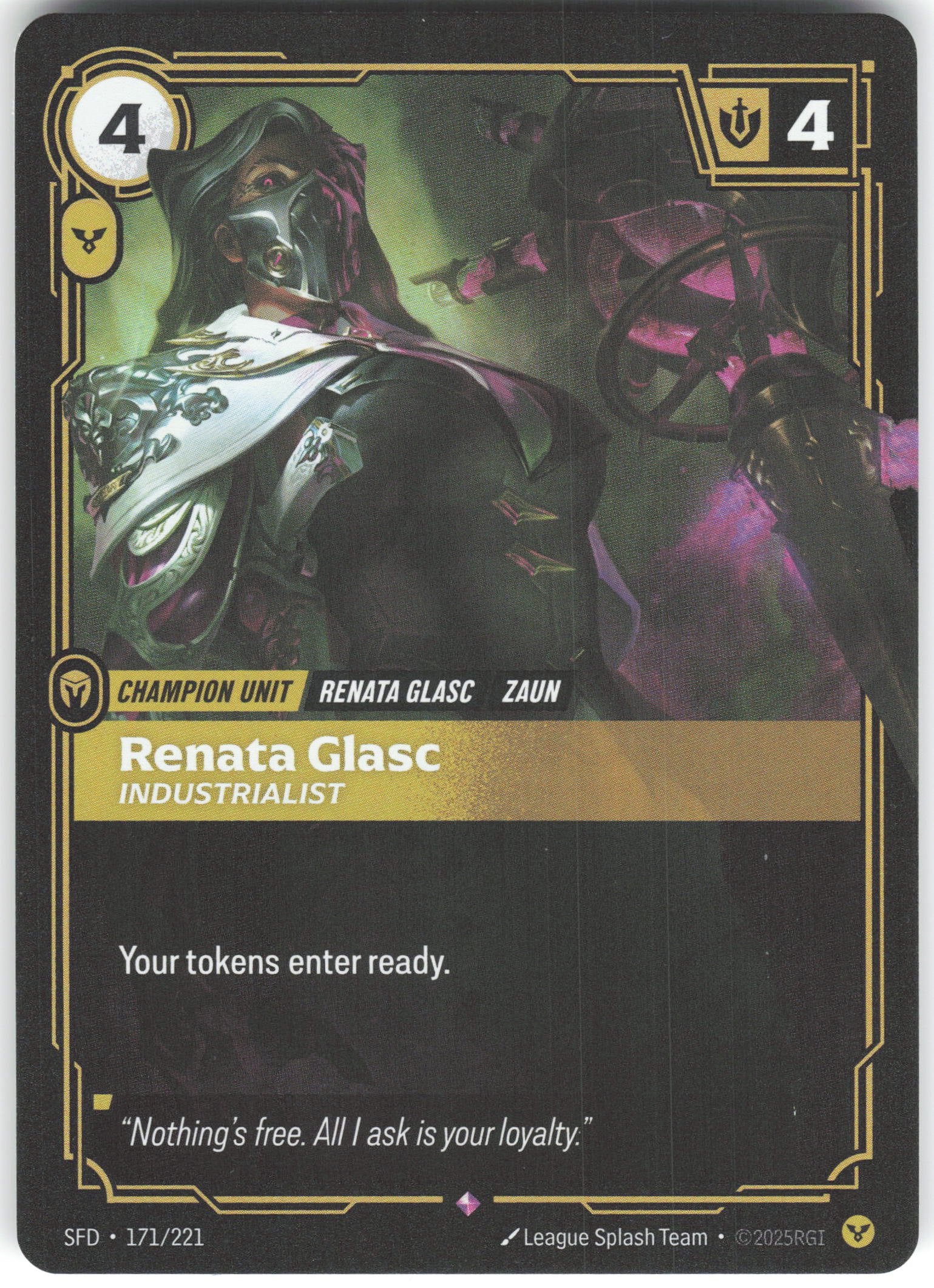 Renata Glasc - Industrialist Rare Spiritforged 171/221 NM