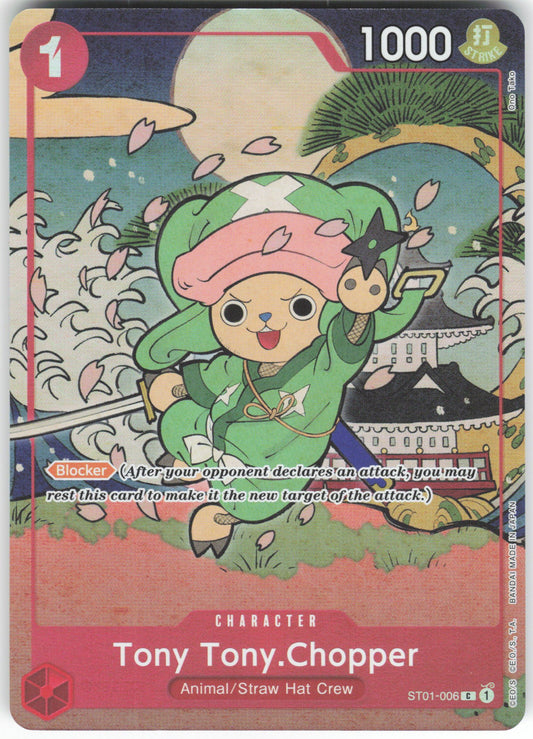 Tony Tony.Chopper (English Version 1st Anniversary Set) C One Piece Promotion Cards ST01-006 NM