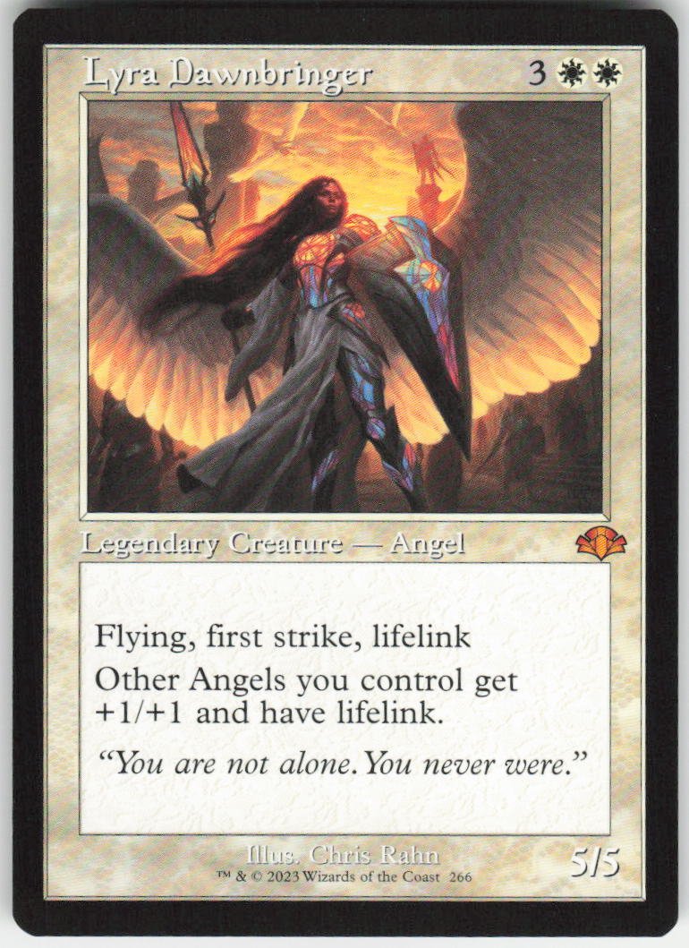 Lyra Dawnbringer (Retro Frame) M Dominaria Remastered 266 NM
