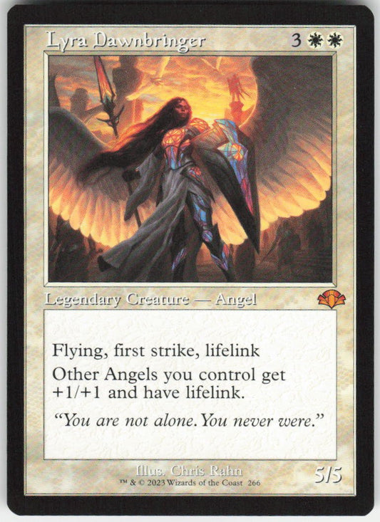 Lyra Dawnbringer (Retro Frame) M Dominaria Remastered 266 NM