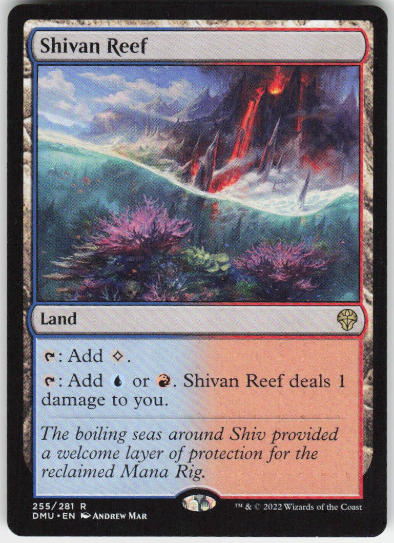 Shivan Reef R Dominaria United 255 NM