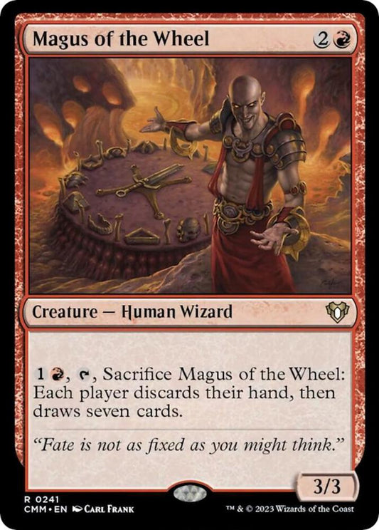 Magus of the Wheel 241 Rare Commander Masters NM/M