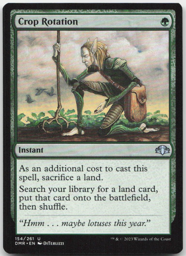 Crop Rotation U Dominaria Remastered 154 NM