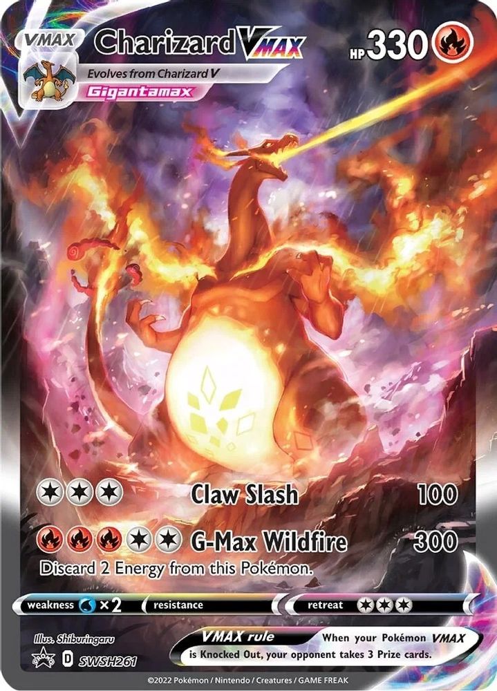 Charizard UPC Promo Set (Sealed) SWSH260 SWHS261 SWSH262 Promo Sword & Shield Promo Holo NM/M