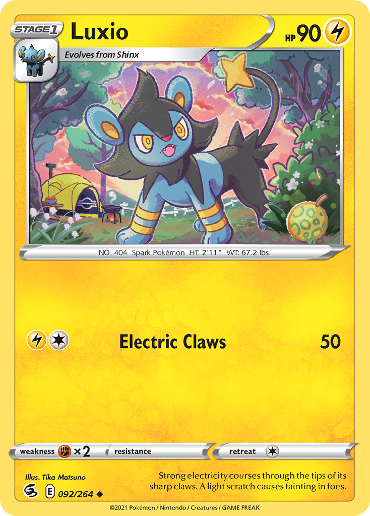 Luxio 092/264 Uncommon Fusion Strike NM/LP