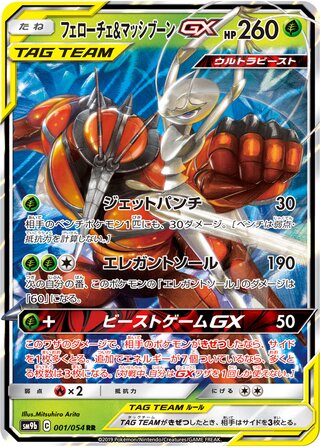 Pheromosa & Buzzwole GX 001/054 Double Rare Full Metal Wall NM/M