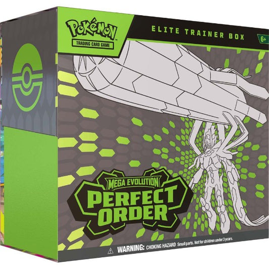 PREORDER: Pokemon TCG: Mega Evolution -  Perfect Order Elite Trainer Box