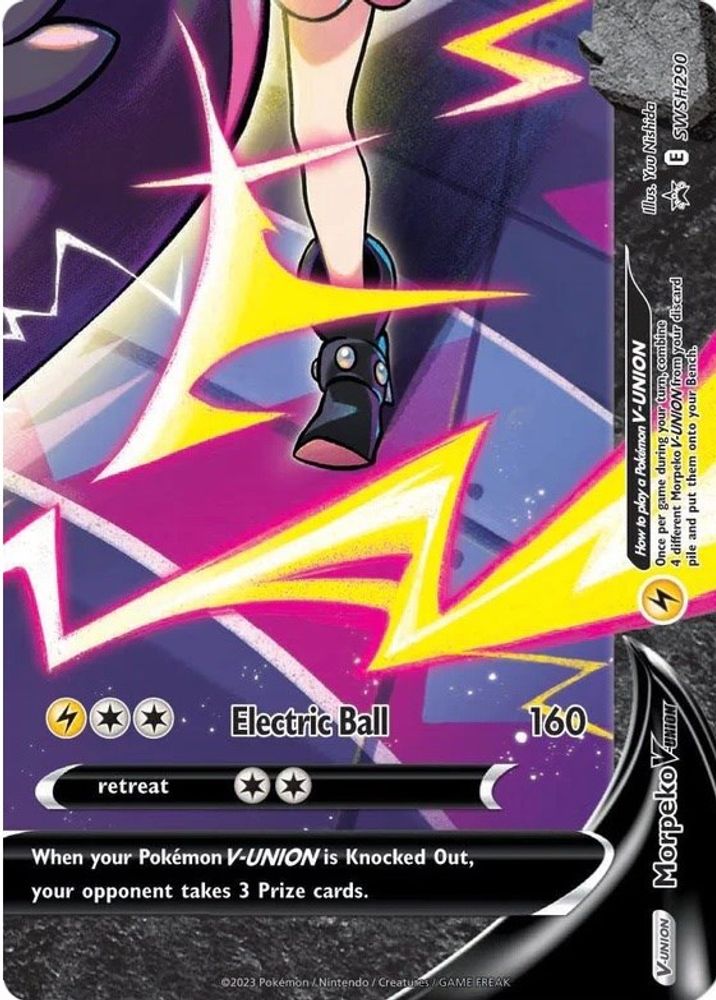 Morpeko V-Union SWSH290 Promo Sword & Shield Promo Holo NM/M