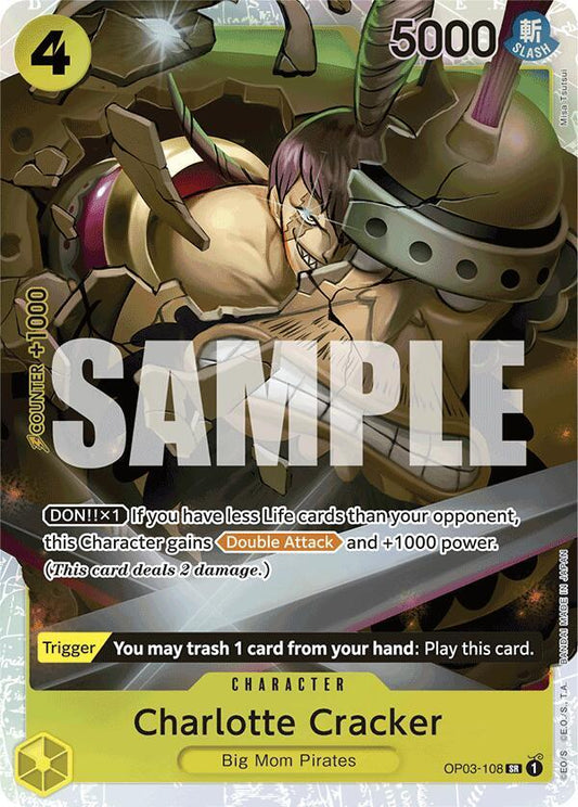 Charlotte Cracker (Reprint) OP03-108 Super Rare Premium Booster -The Best- NM/M