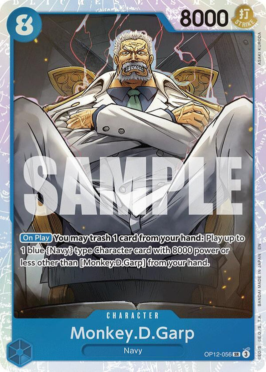 Monkey.D.Garp OP12-056 Super Rare Legacy of the Master NM/M