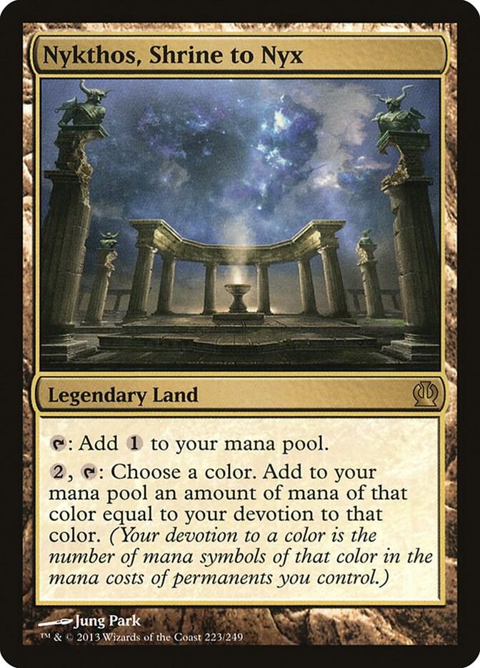 Nykthos, Shrine to Nyx 223 Rare Theros LP