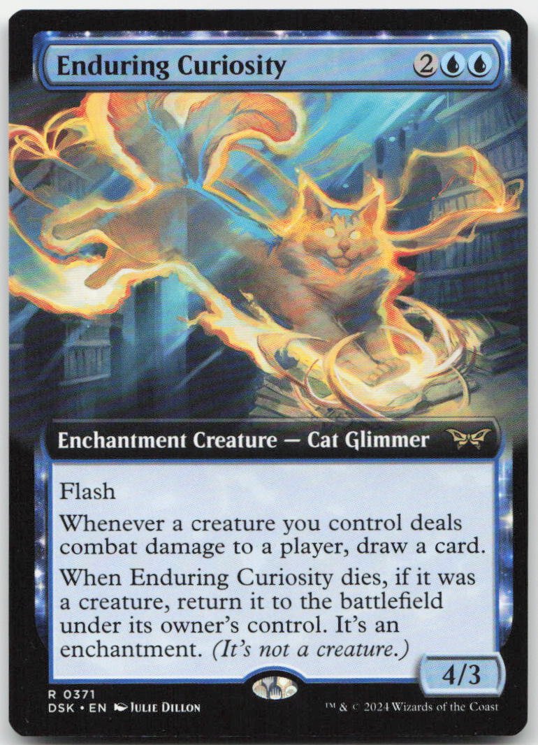 Enduring Curiosity (Extended Art) R Duskmourn: House of Horror 371 NM