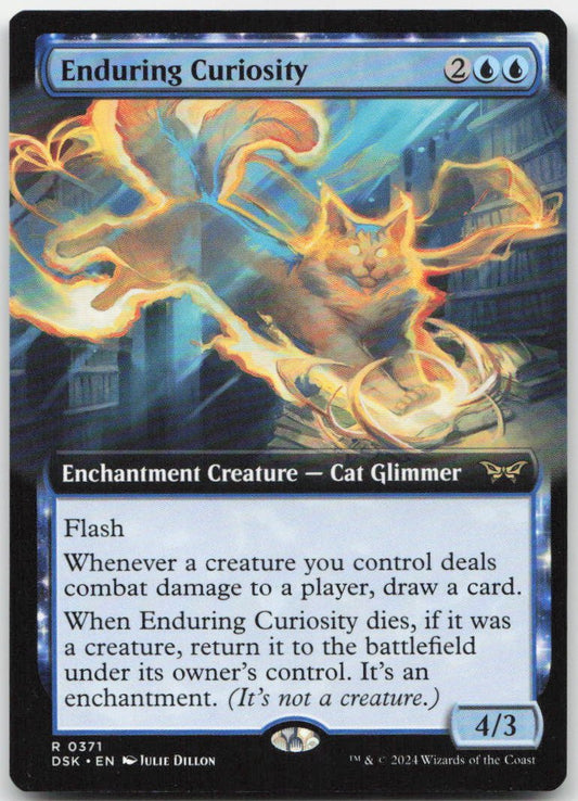 Enduring Curiosity (Extended Art) R Duskmourn: House of Horror 371 NM