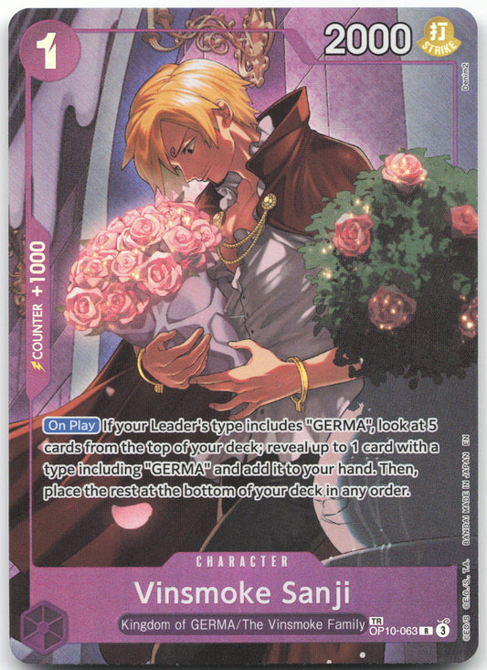 Vinsmoke Sanji (TR) TR Legacy of the Master OP10-063 NM