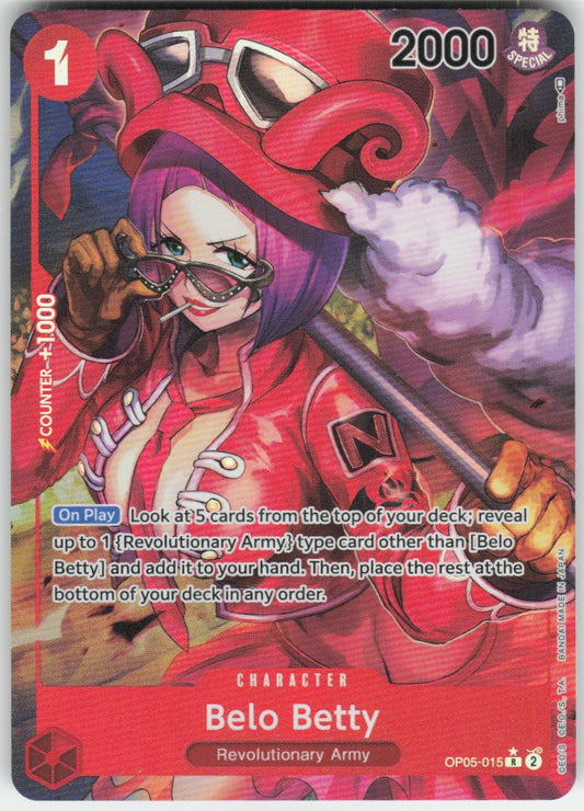Belo Betty (015) (Alternate Art) R Awakening of the New Era OP05-015 NM