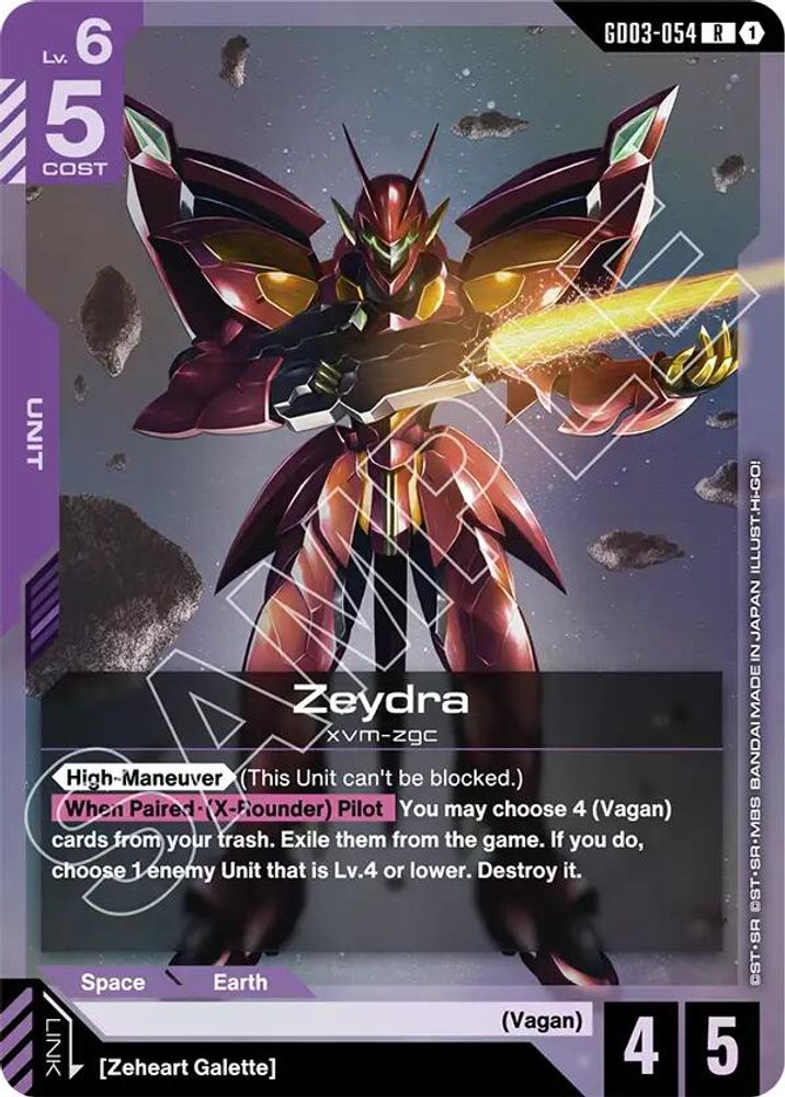 Zeydra GD03-054 R Steel Requiem NM/M