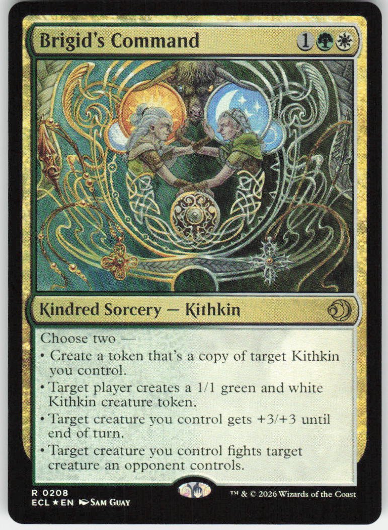 Brigid's Command (Foil) R Lorwyn Eclipsed 208 NM