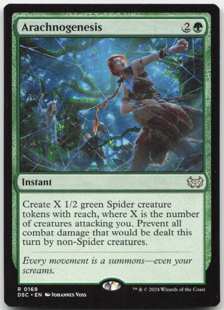 Arachnogenesis R Commander: Duskmourn: House of Horror 169 NM