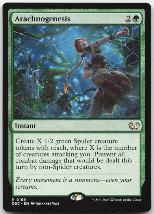 Arachnogenesis R Commander: Duskmourn: House of Horror 169 NM