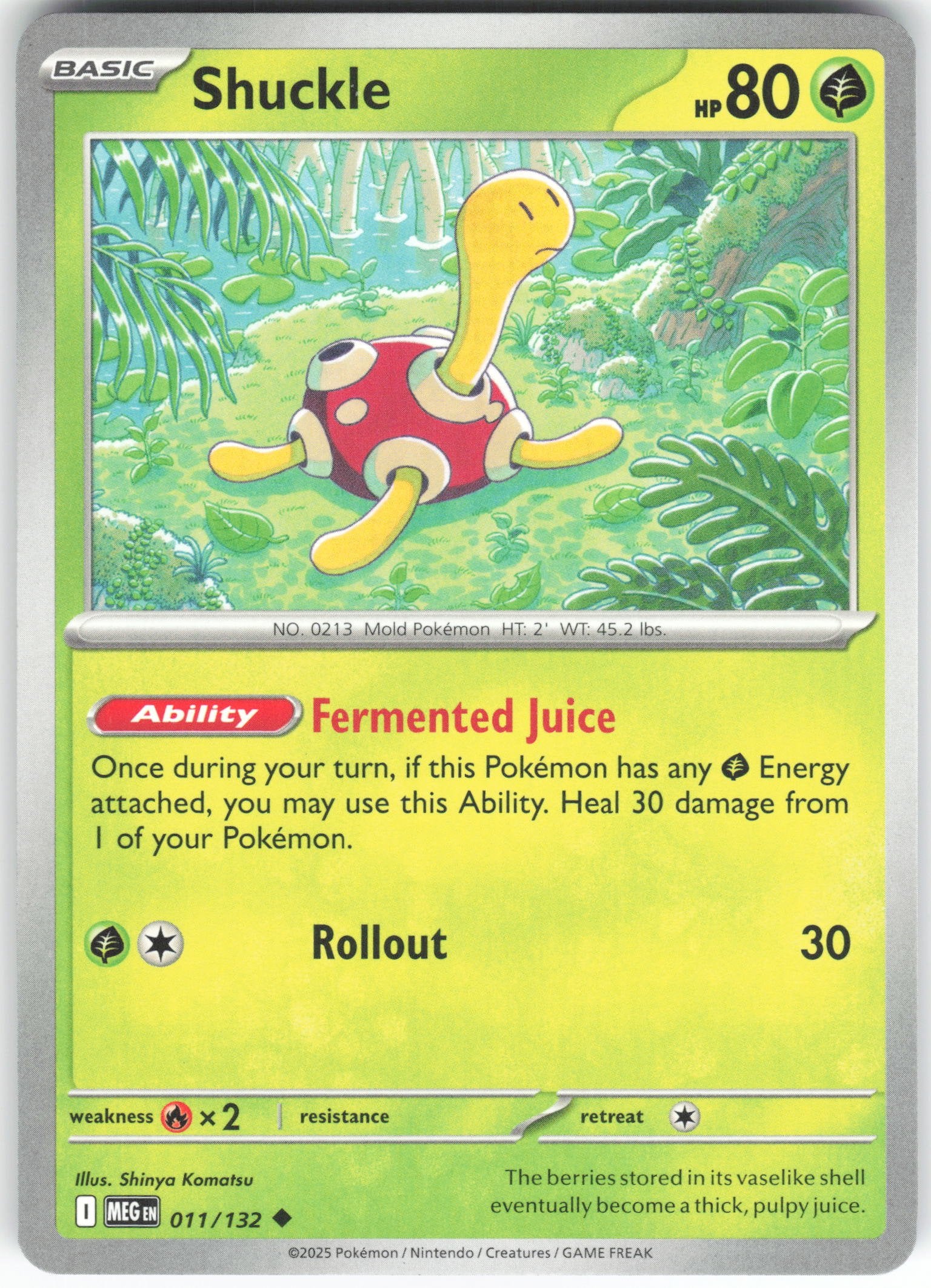 Shuckle - Uncommon ME01: Mega Evolution 011/132 NM