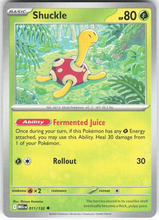 Shuckle - Uncommon ME01: Mega Evolution 011/132 NM