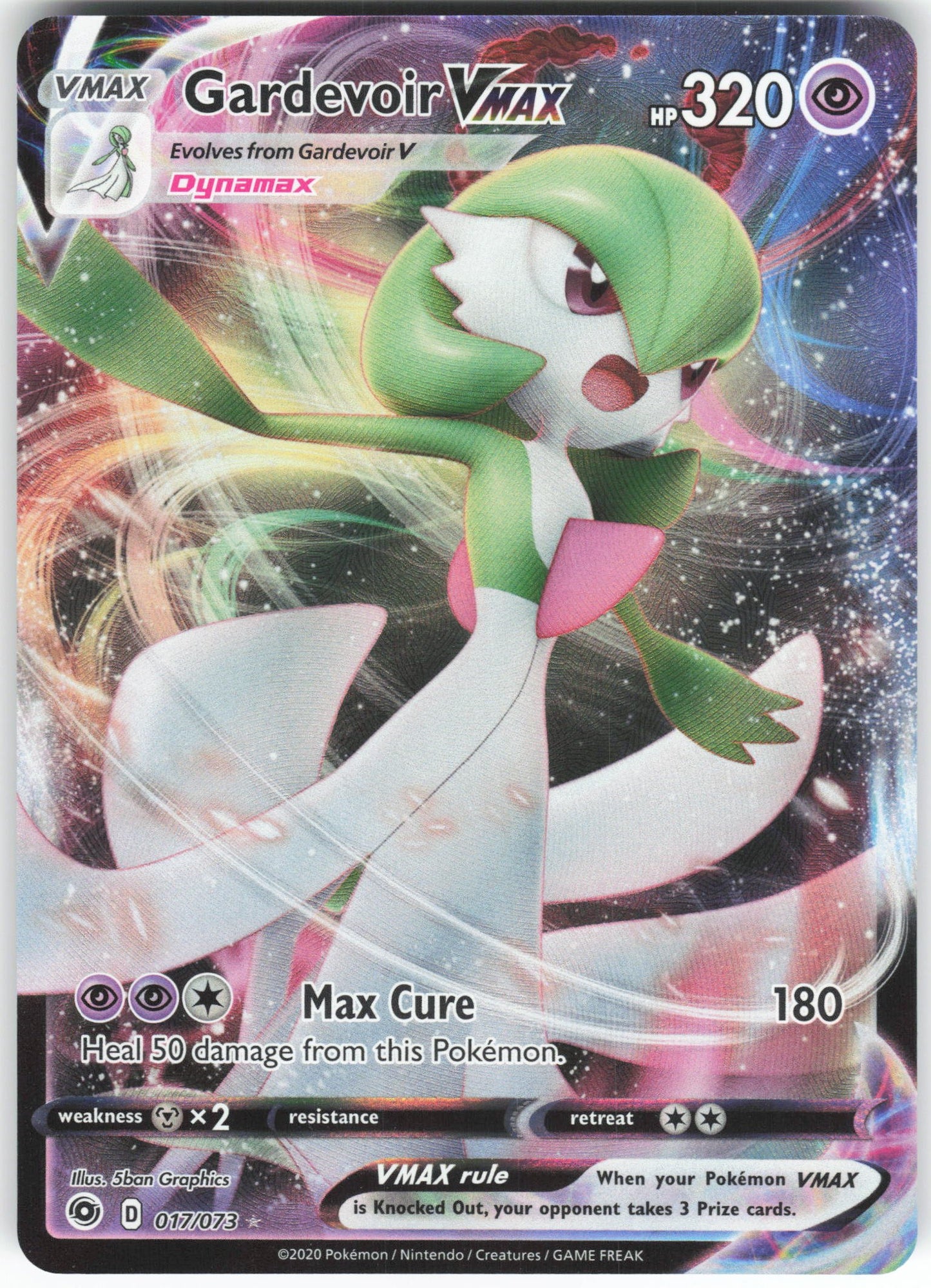 Gardevoir VMAX Ultra Rare Champion's Path 17/73 NM