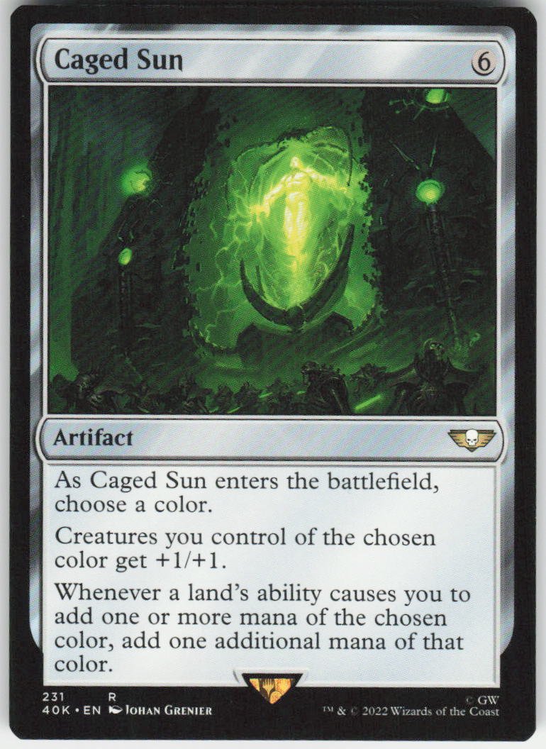 Caged Sun R Universes Beyond: Warhammer 40,000 231 NM