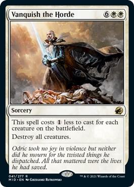 Vanquish the Horde 41 Foil Rare Innistrad: Midnight Hunt NM/M