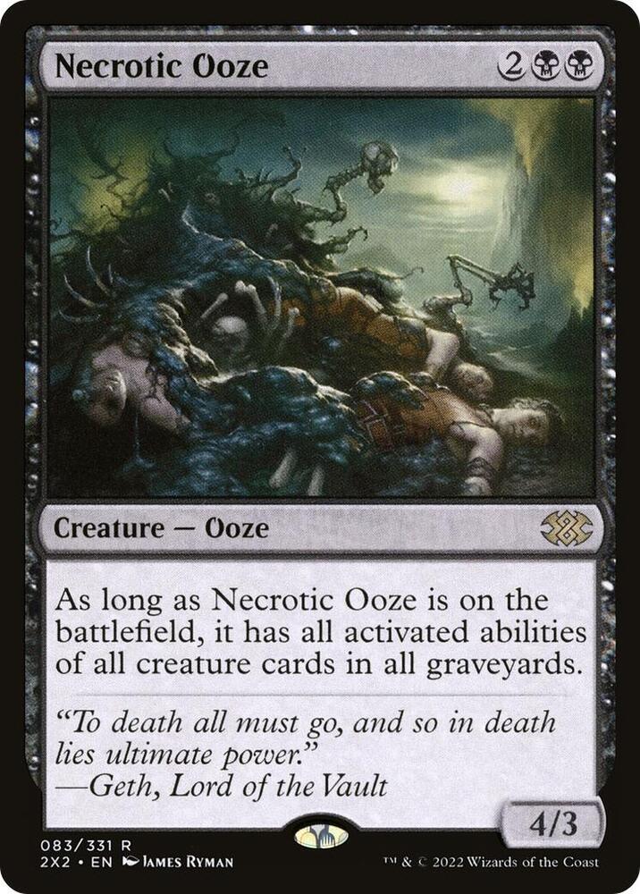 Necrotic Ooze 83 Rare Double Masters 2022 NM/M