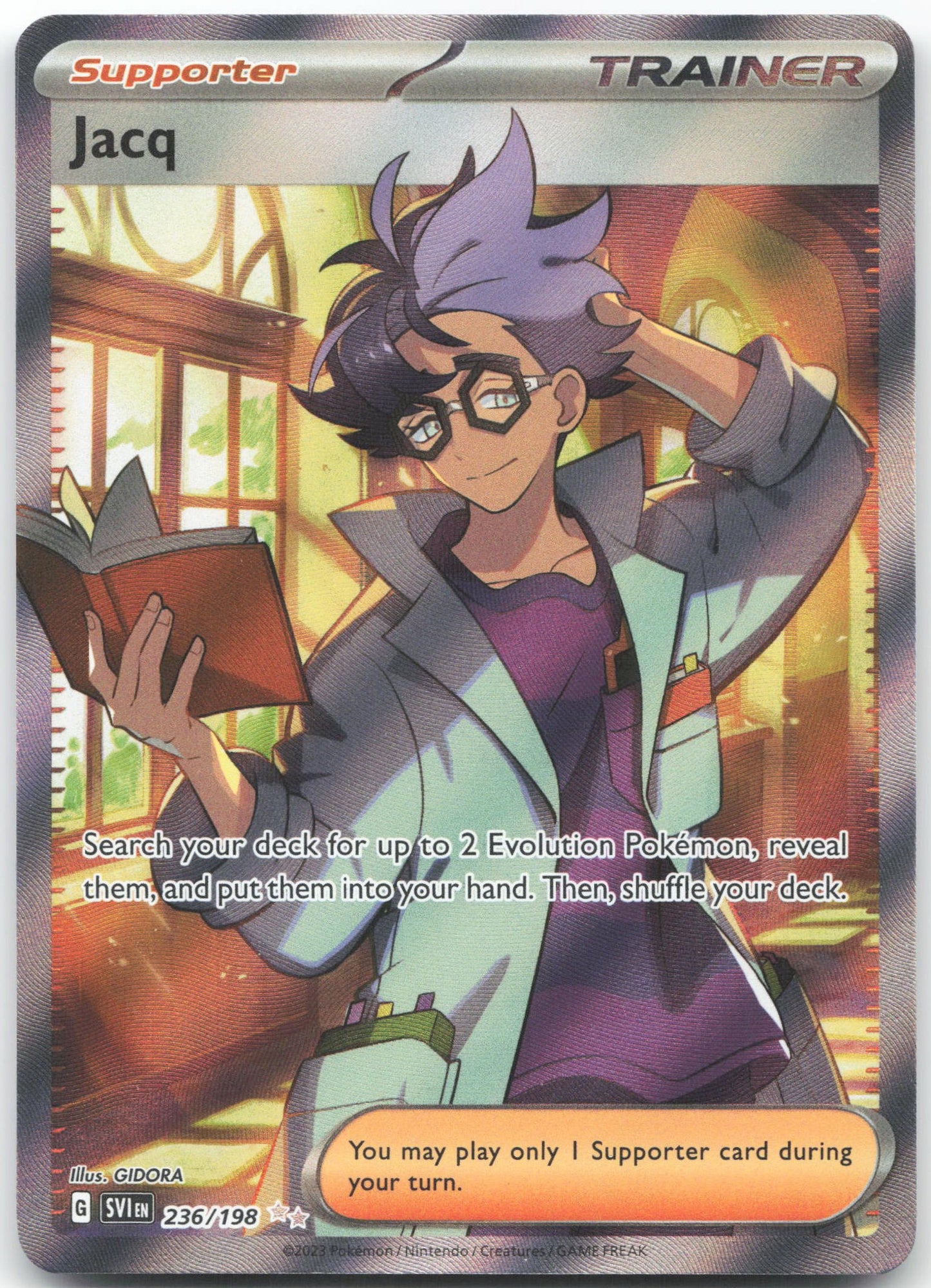 Jacq - Ultra Rare SV01: Scarlet & Violet Base Set 236/198 NM