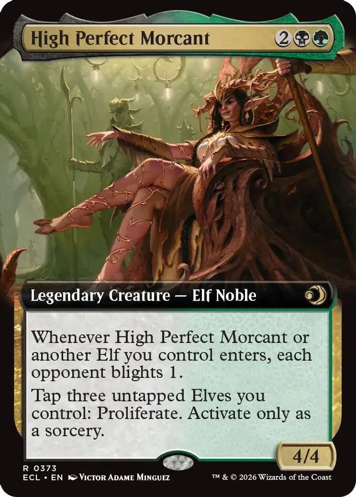 High Perfect Morcant (Extended Art) 373 Rare Lorwyn Eclipsed NM/M