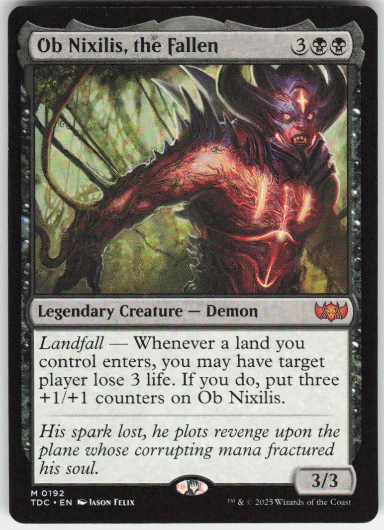Ob Nixilis, the Fallen M Commander: Tarkir: Dragonstorm 192 NM