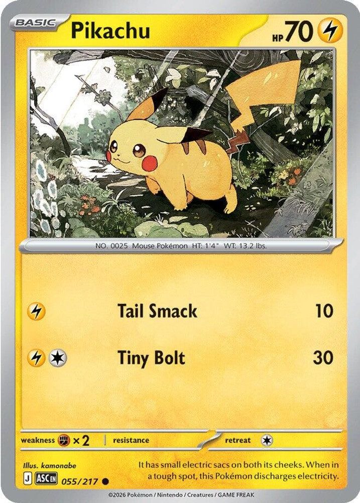 Pikachu 055/217 Common Ascended Heroes NM/M