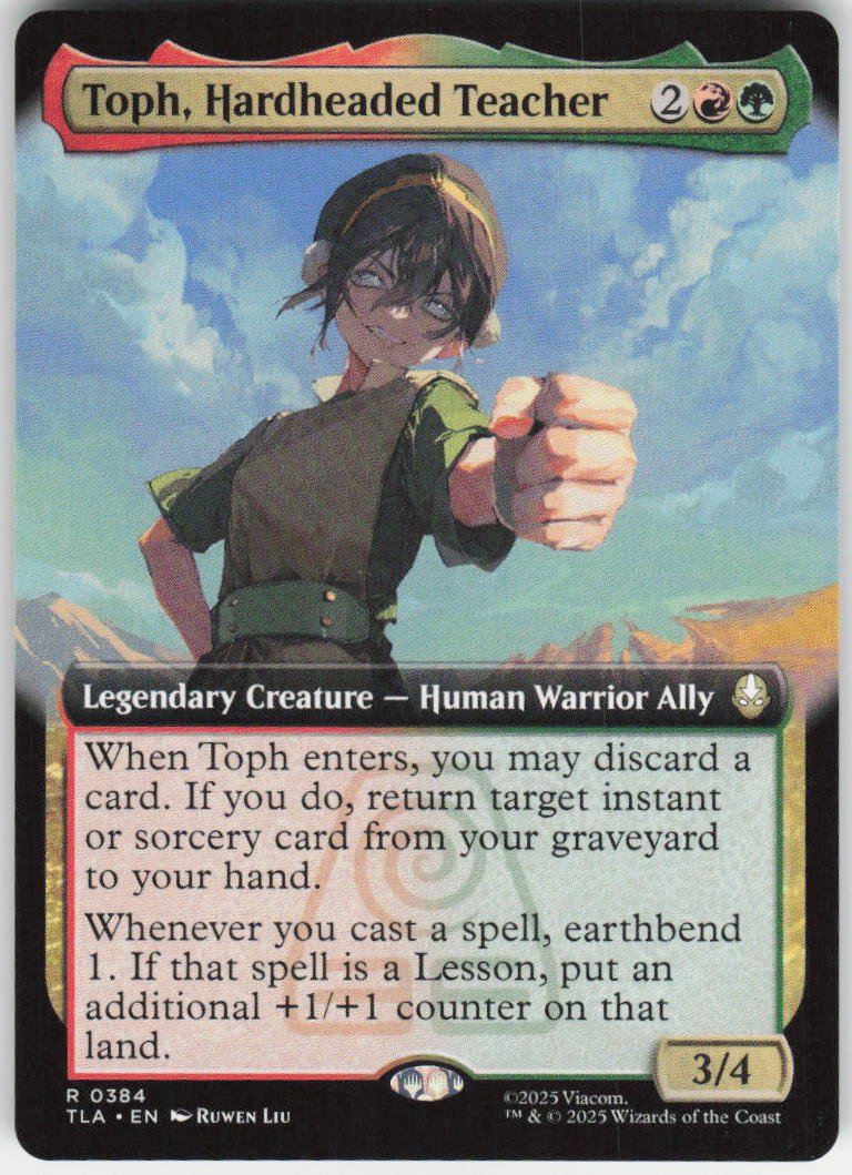 Toph, Hardheaded Teacher (Extended Art) R Avatar: The Last Airbender 384 NM