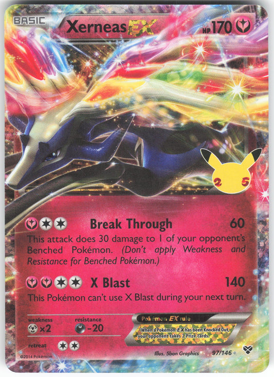 Xerneas EX Classic Collection Celebrations: Classic Collection 97/146 NM