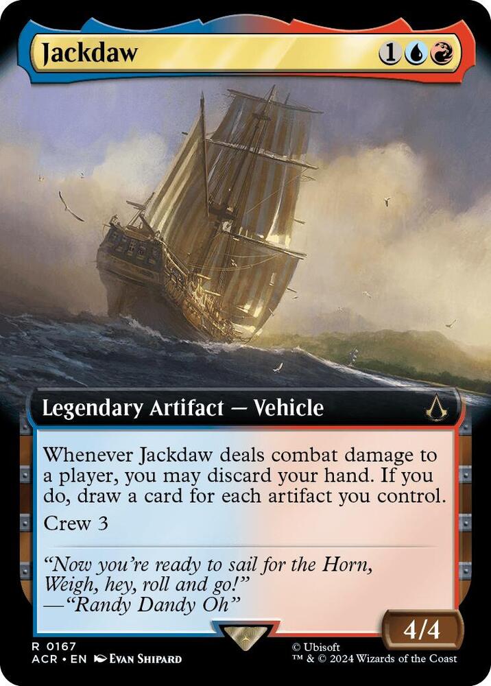 Jackdaw (Extended Art) 167 Rare Universes Beyond: Assassin's Creed NM/M