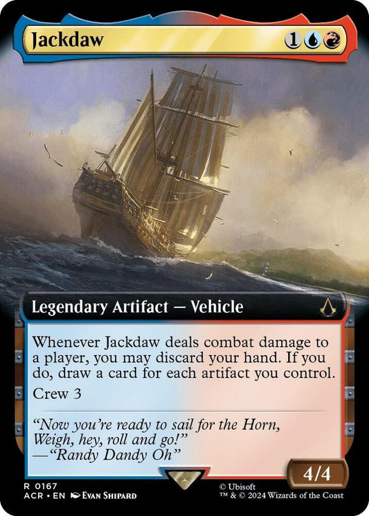 Jackdaw (Extended Art) 167 Rare Universes Beyond: Assassin's Creed NM/M