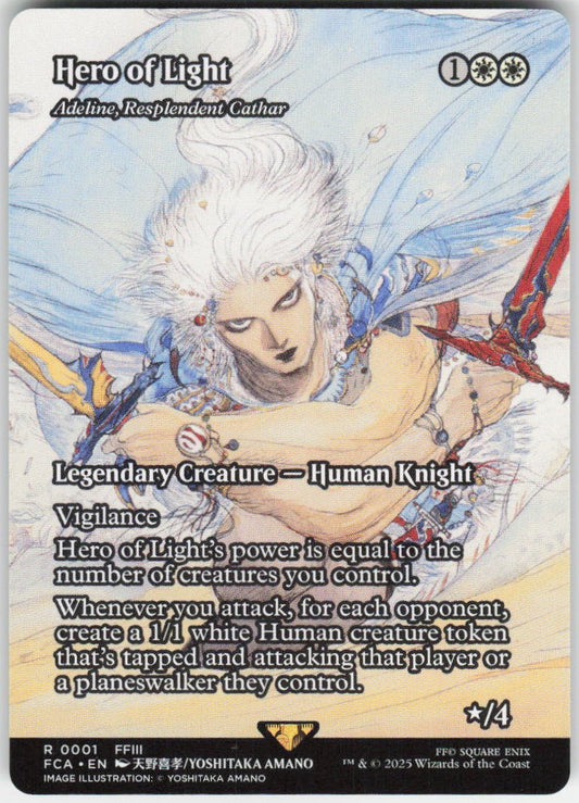 Hero of Light - Adeline, Resplendent Cathar (Showcase) R FINAL FANTASY: Through the Ages 1 NM