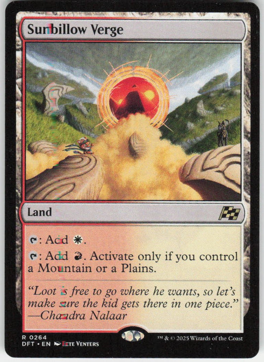 Sunbillow Verge R Aetherdrift 264 NM