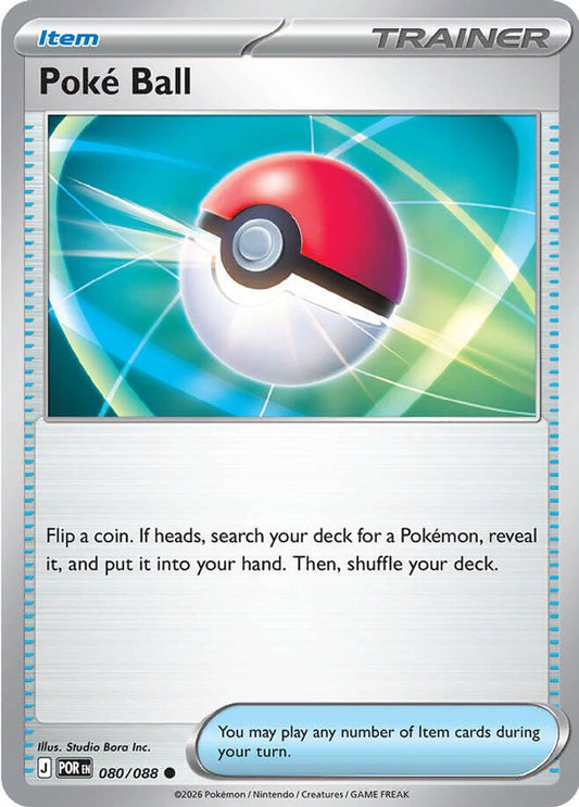 Poke Ball 080/088 Common Reverse Holo Perfect Order NM/M